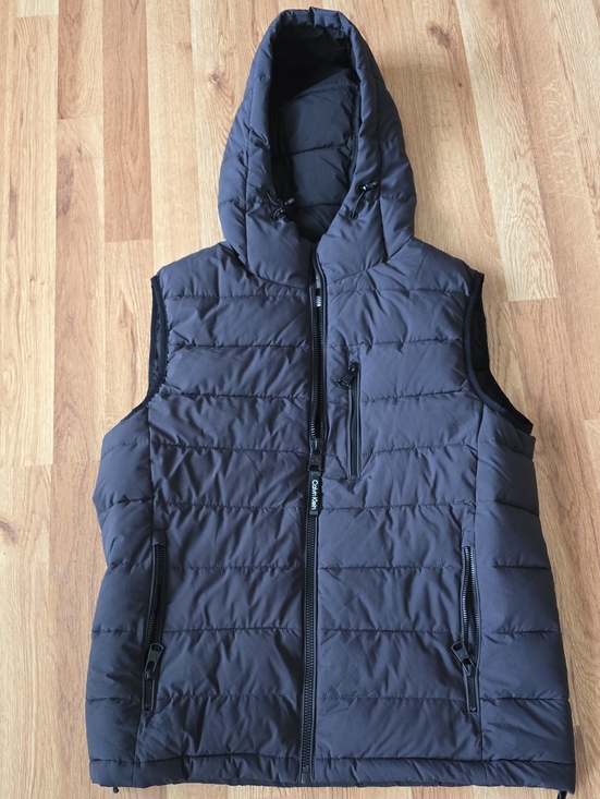 Calvin Klein Other - Calvin Klein Men's Quilted Hooded Vest - Charcoal